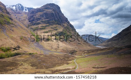 Glencoe valley, Scotland. The filming location of Skyfall and Harry Potter movies.