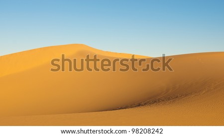 Sand dunes, Erg Chigaga, Moroccan Sahara