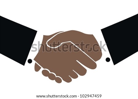 Shaking Hands Stock Vector Illustration 102947459 : Shutterstock