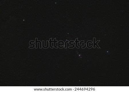 Wide Angle View of the Orion Constellation
