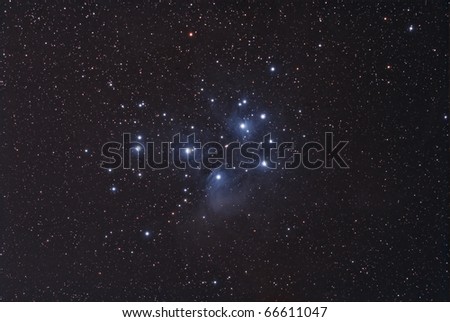 The Pleiades Cluster, The Seven Sisters