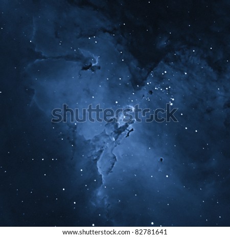 M16, The Eagle Nebula in Hydrogen Alpha with False Color