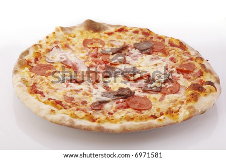 Bacon Pepperoni Pizza