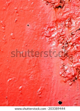 Texture of metal red steel background