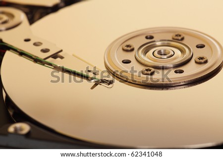 storage computer hard drive for background