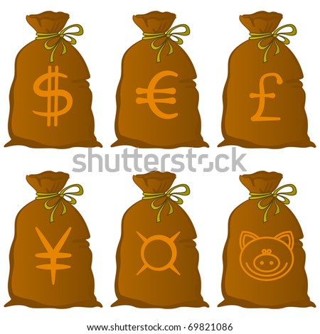 different currency signs. pictures currency signs. different currency signs. the; different currency