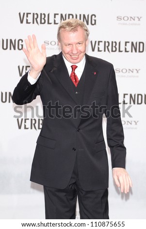 BERLIN, GERMANY - JANUARY 05: Ludger Pistor attends the 'The Girl With The Dragon Tattoo' Germany Premiere at the Cinestar movie theater on January 5, 2012 in Berlin, Germany.