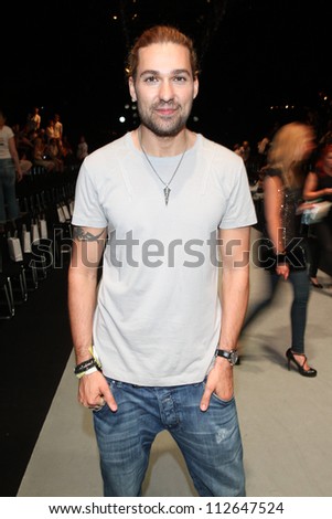 BERLIN - JULY 07: David Garrett attends the Holy Ghost show at Mercedes-Benz Fashion Week Spring/Summer 2013 on July 7, 2012 in Berlin, Germany.