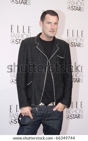 BERLIN - JULY 19: Fashion Designer Michael Michalsky attends the Elle Fashion Star 2008 at the Tempodrom. July 19, 2008 in Berlin.