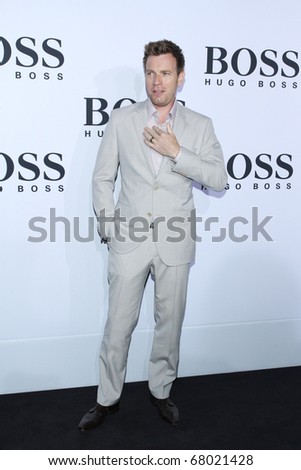 BERLIN, GERMANY - JULY 8: Ewan McGregor attends the Boss Black Show during the Mercedes-Benz Fashion Week Spring/Summer 2011 on July 8, 2010 in Berlin, Germany.