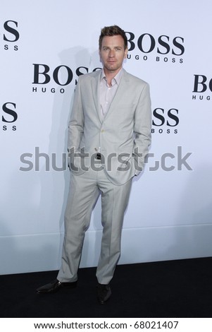 BERLIN, GERMANY - JULY 8: Ewan McGregor attends the Boss Black Show during the Mercedes-Benz Fashion Week Spring/Summer 2011 on July 8, 2010 in Berlin, Germany.