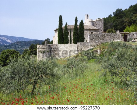 House in the Provence, southern France