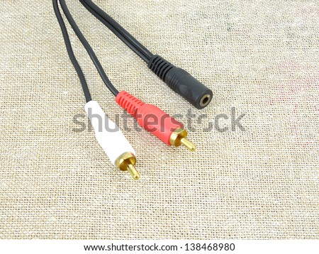 Audio video cable.