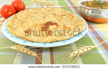 Indian flat bread.