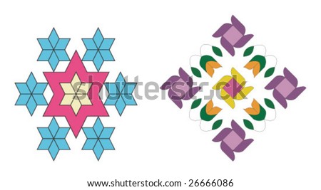 Vector Design Pattern For Embroidery, Linens, Vases, Pillow Covers 