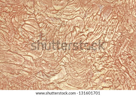 large texture of wall painted bronze with gloss