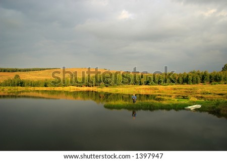 lady fly fishing