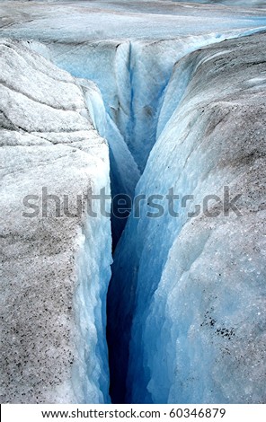 glacial crevasse