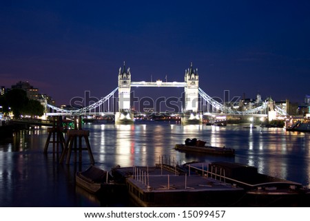 london bridge tower. London+ridge+at+night