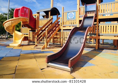 Colorful playground for childrens
