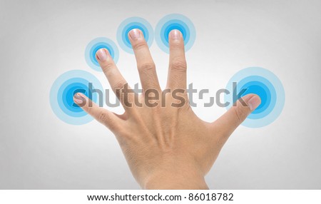 hand and finger spot
