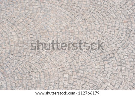 This image shows the detail of walkway stones around the Sydney Opera House
