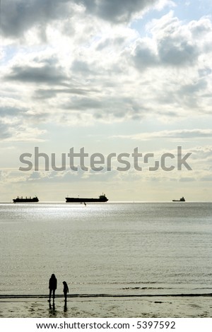 English Bay Silhouette
