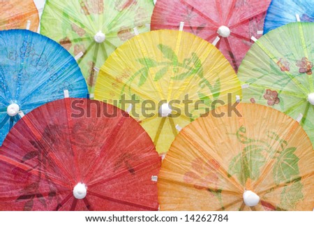 Cocktail Umbrella Background