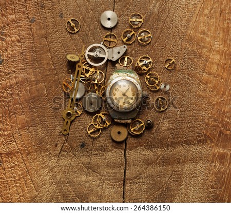 old watches and gears