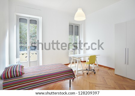Bedroom In Modern Apartment