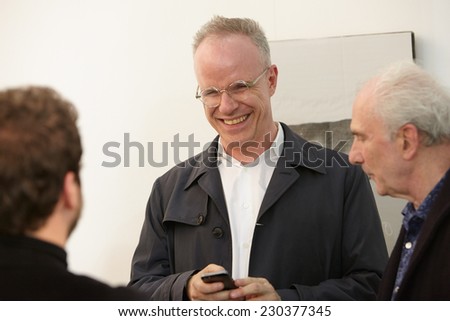 TURIN, ITALY - NOVEMBER 06: Hans Ulrich Obrist, art curator and critic at Artissima, contemporary art fair vernissage on November 6, 2014 in Turin.