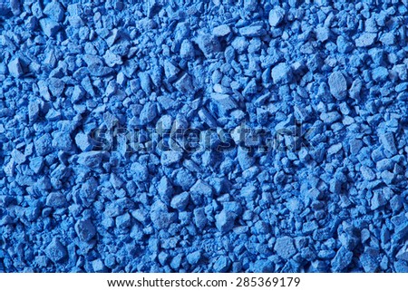 Blue eye shadow crushed make up texture background