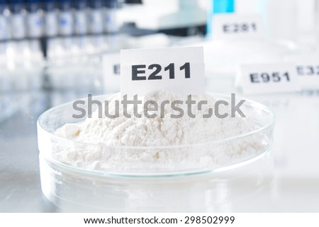 E211 Sodium benzoate. Preservatives substances that are added to products such as foods, pharmaceuticals, etc. to prevent decomposition by microbial growth or by undesirable chemical changes.