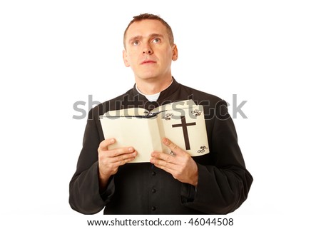 Priest With Bible