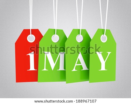 1 MAY etiquettes - best prices on the 1st may