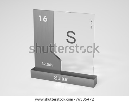 sulfurs symbol