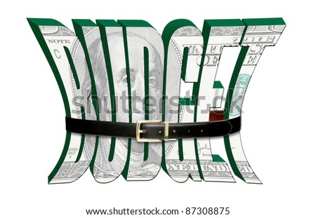 A Graphic Representation Of The Concept Of Tightening The Budget Belt ...