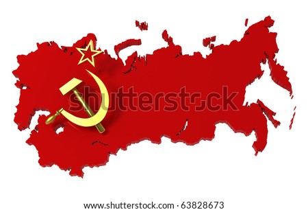 physical map of ussr. Colour and thematic maps is