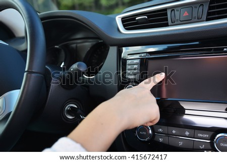 steering wheel and other devices of  car