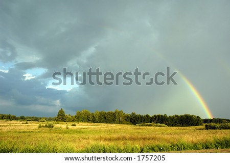 rainbow after the rain