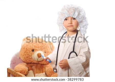 Child Playing Doctor