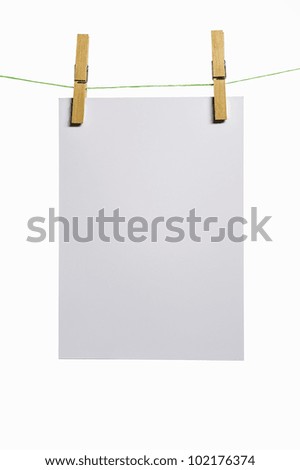 Hanging White Sheet