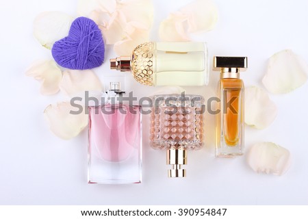 Perfume, Scented, Perfume Sprayer with flower and heart shape