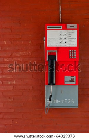 Thailand public pay phone
