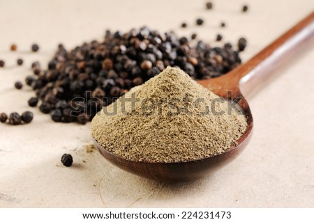 milled black pepper ,Black pepper corns  and Black pepper Powder