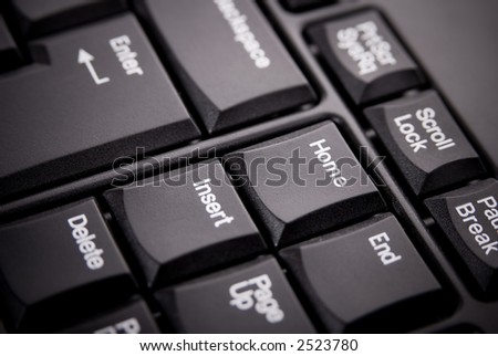 Computer Keyboard Close up