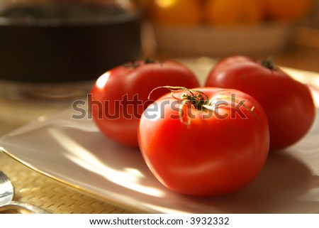 Fresh tomatoes background texture