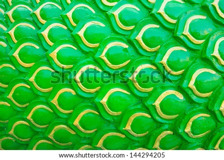 Green Dragon scale background