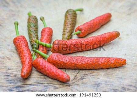 Fresh long pepper