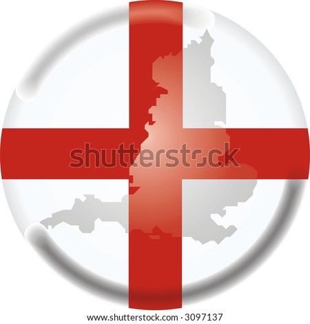 England Map Flag